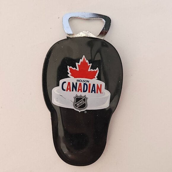 MOLSON CANADIAN DETROIT RED WINGS BOTTLE OPENER NHL - Picture 2 of 2